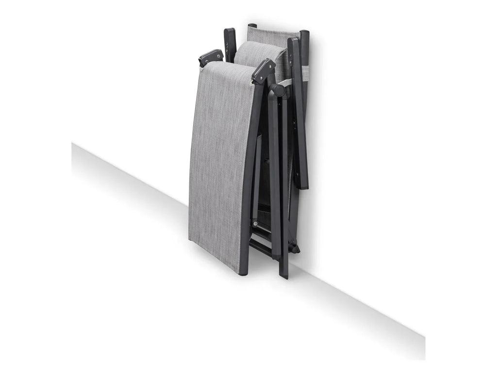 LIVARNO Transat en aluminium  Houston , gris clair chin