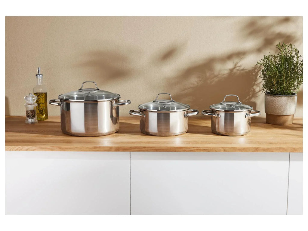 SILVERCREST Batterie de cuisine, 3 pices