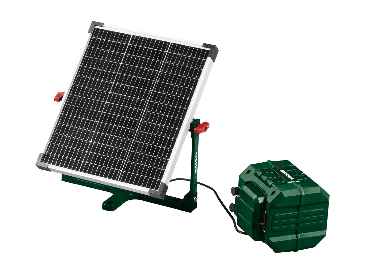 PARKSIDE Station de recharge solaire sans fil pour tondeuse robot PASLM 25 A1, 20 V