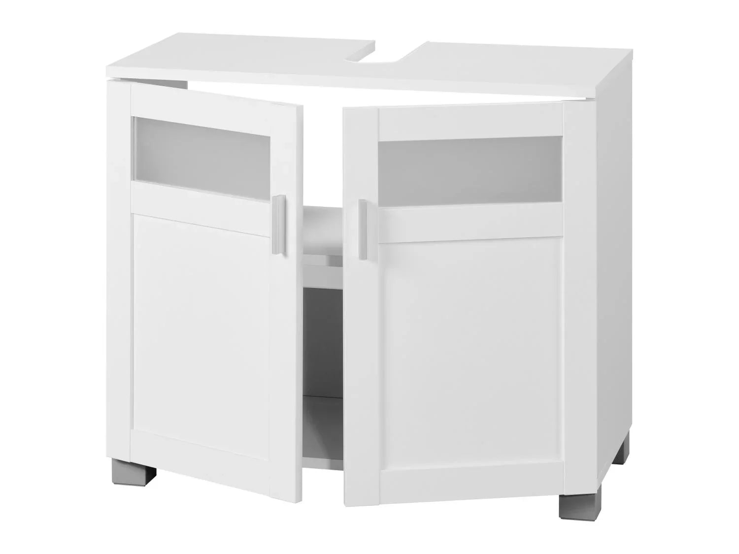 LIVARNO Meuble sous-vasque Basel, 68,5 x 58,7 x 34,5 cm, blanc