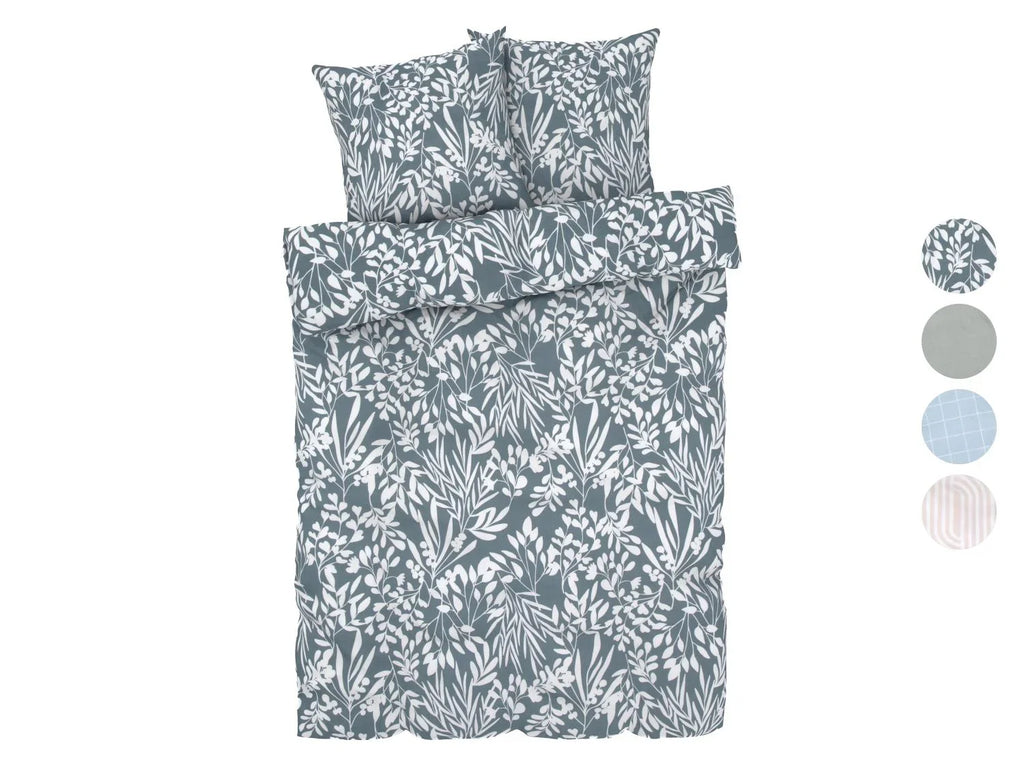 LIVARNO home Parure de lit double face en percale, 240 x 260 cm