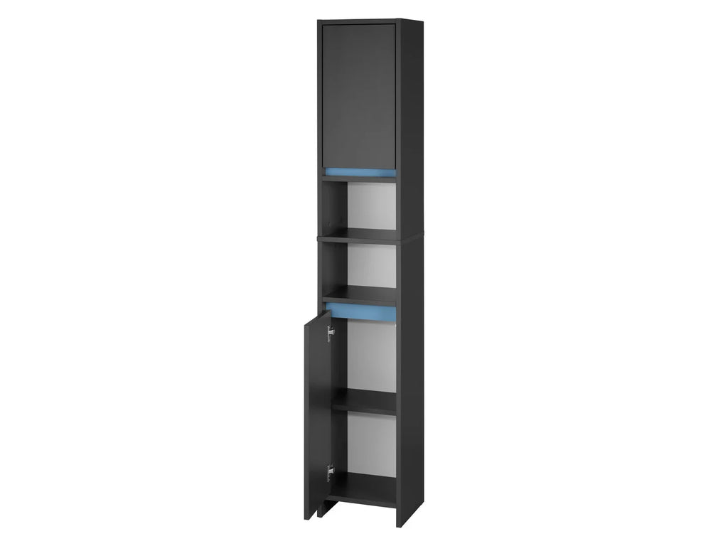 LIVARNO home Colonne de salle de bains Oslo, 32 x 180 x 28 cm, anthracite