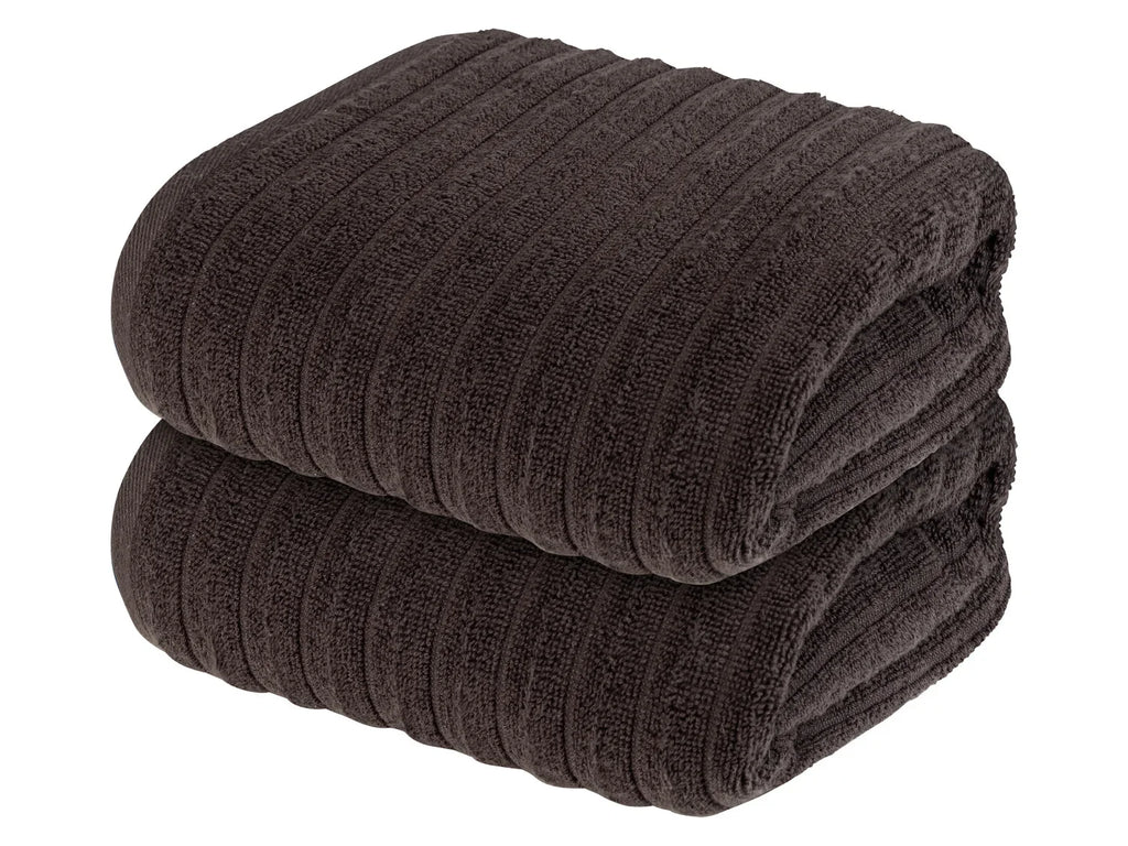 LIVARNO home Lot de 2 serviettes invits en ponge, 30 x 50 cm