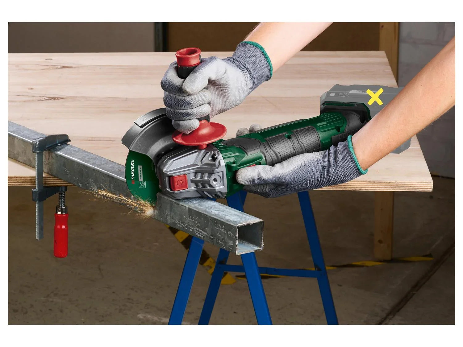 PARKSIDE Meuleuse d'angle sans fil PWSA 20-Li G4, 20 V