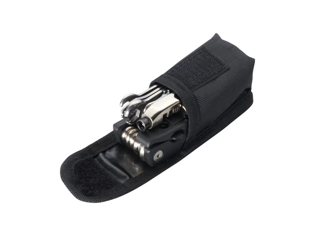 CRIVIT Outil multifonction pour vlo ou sacoche de selle avec outils ou mini-pompe  manomtre