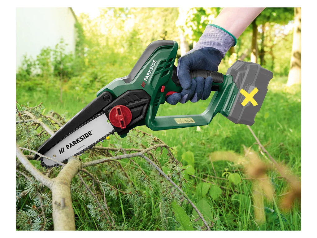PARKSIDE Mini-trononneuse  bois sans fil PAGHS 20-Li A 20 V