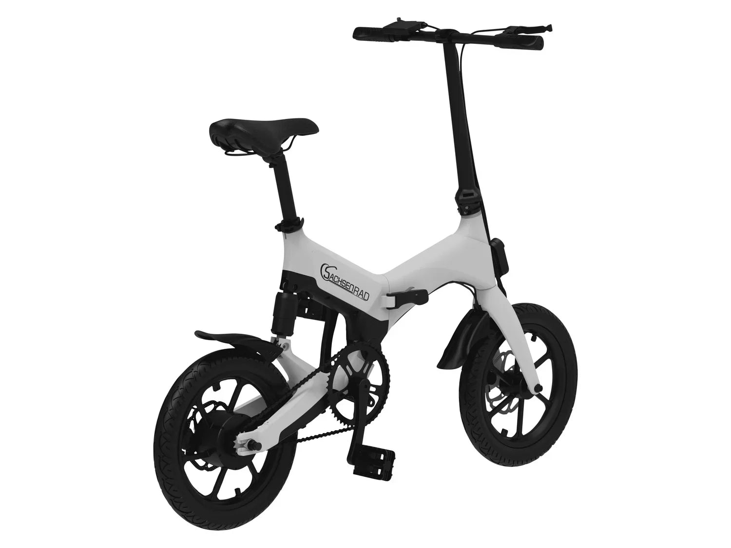 SachsenRad Vlo lectrique pliable E-Folding Race Bike F12, 16 pouces