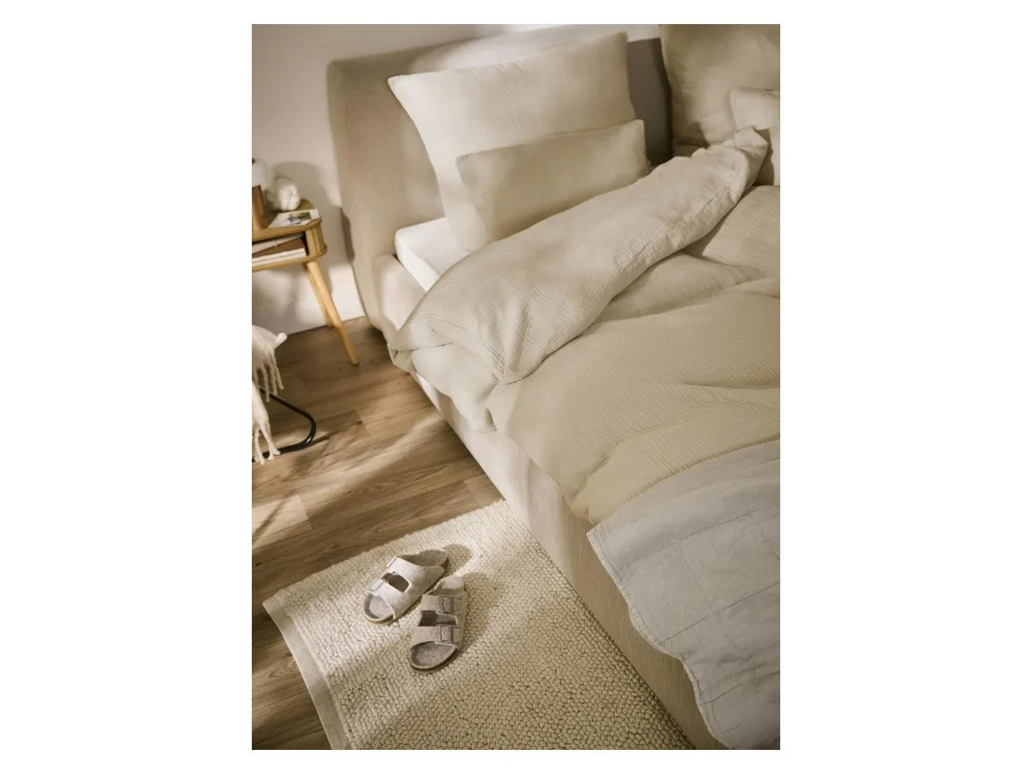 LIVARNO Parure de lit en mousseline Premium, 140 x 200 cm