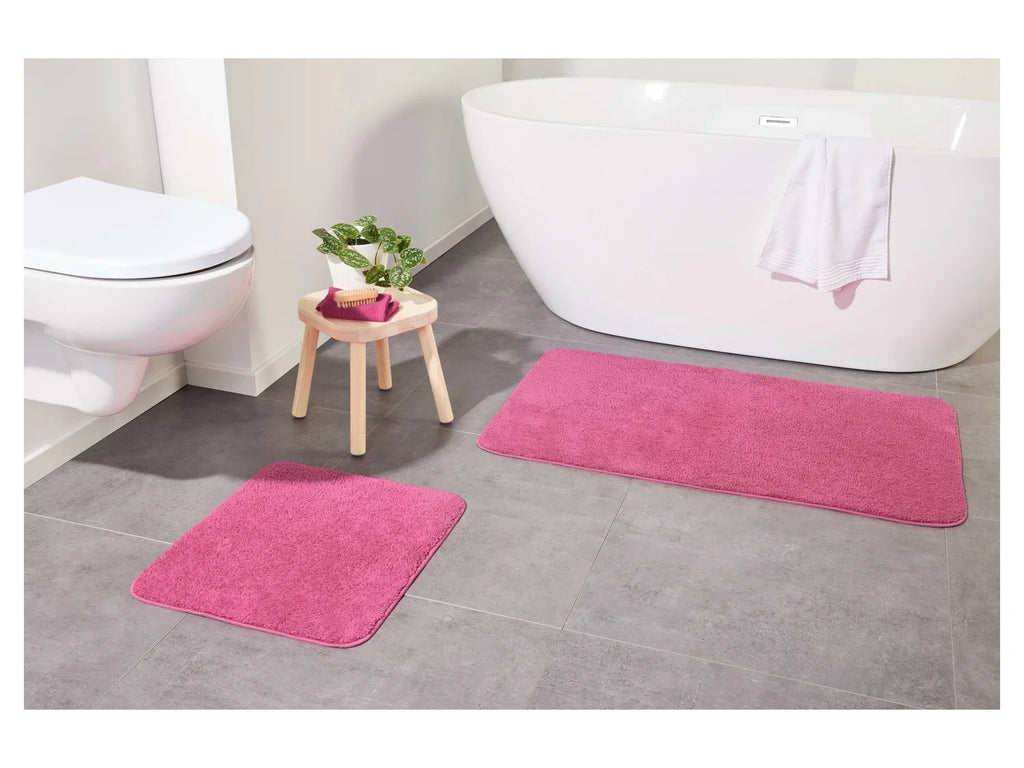 LIVARNO home Ensemble de tapis de salle de bain et WC, 2 pices