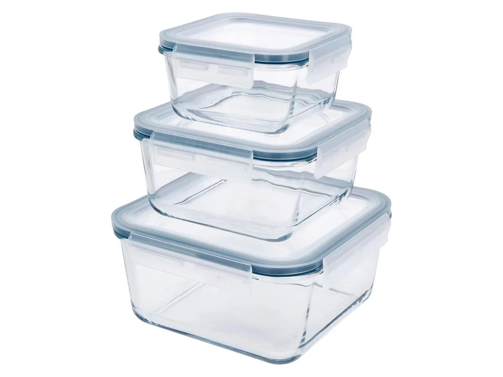 SILVERCREST Set de botes de conservation en verre