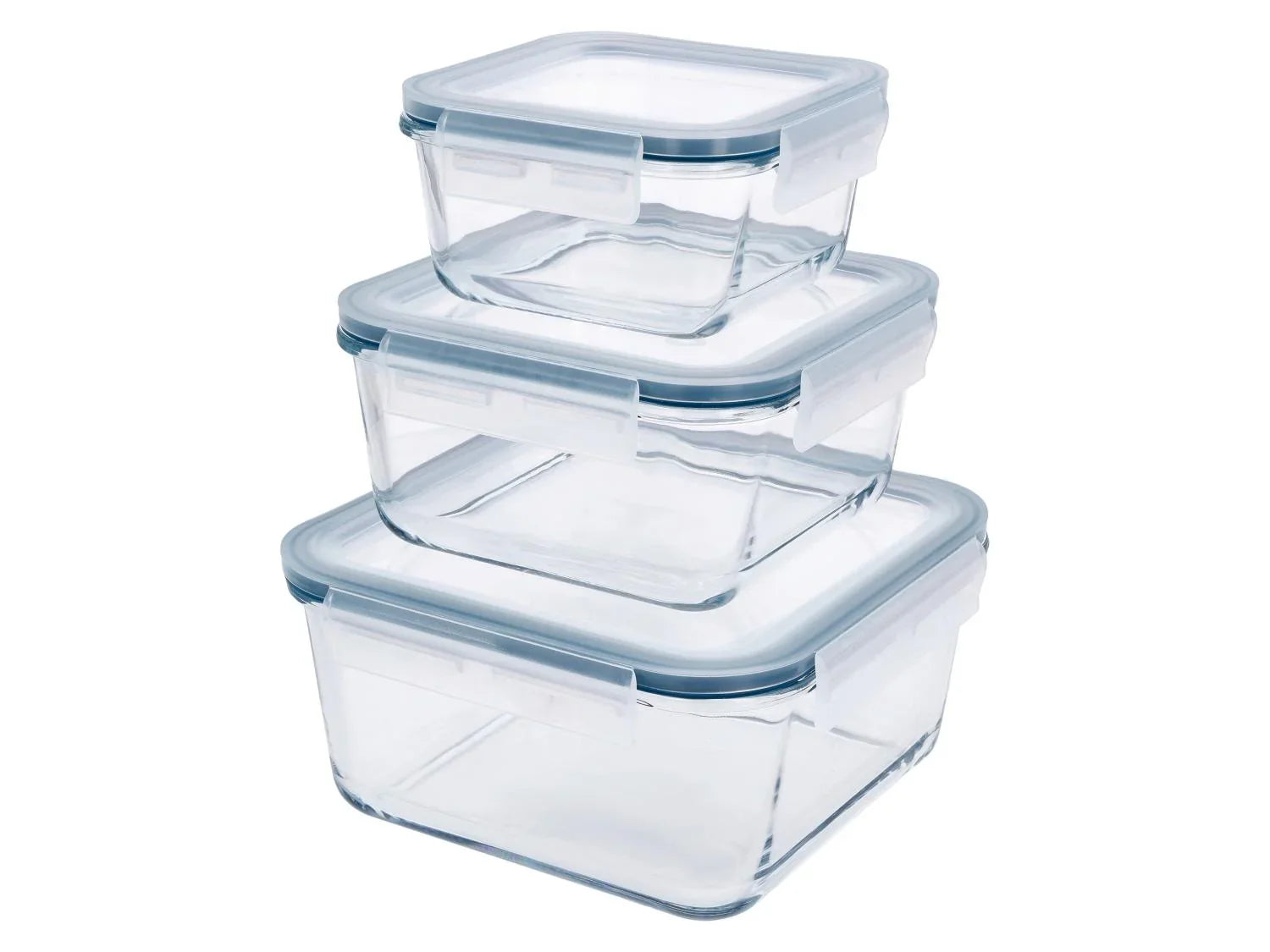 SILVERCREST Set de botes de conservation en verre
