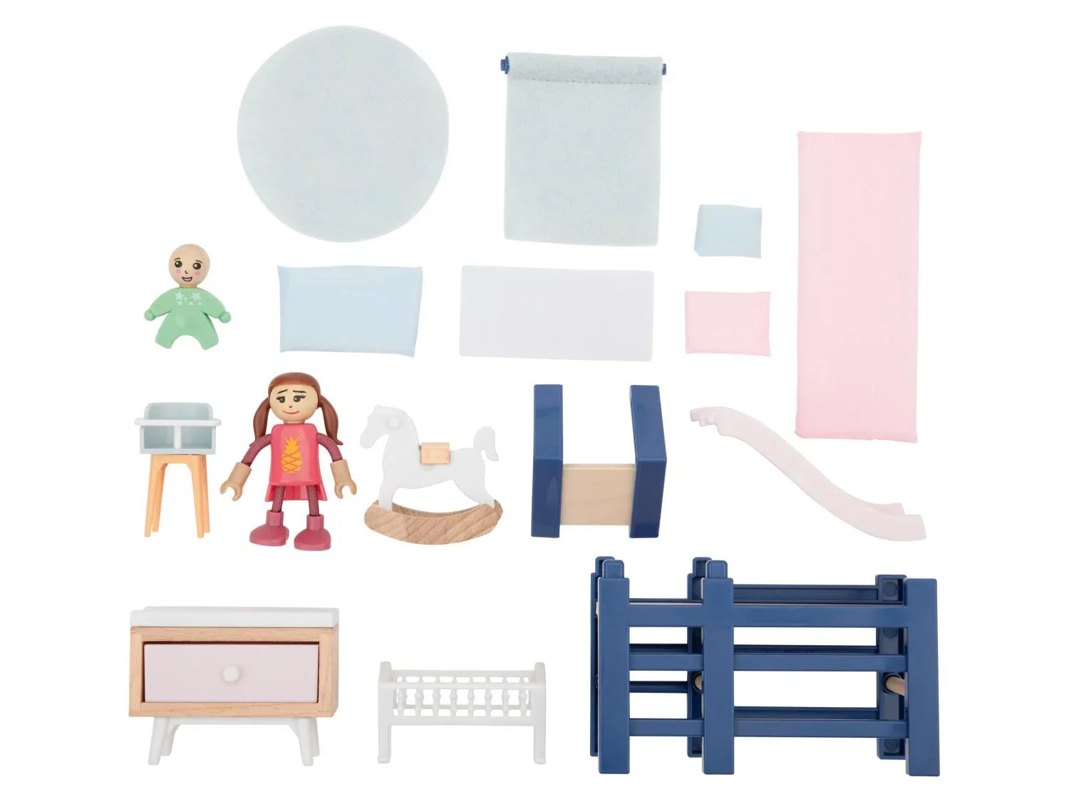 lupilu Accessoires maison de poupes bois