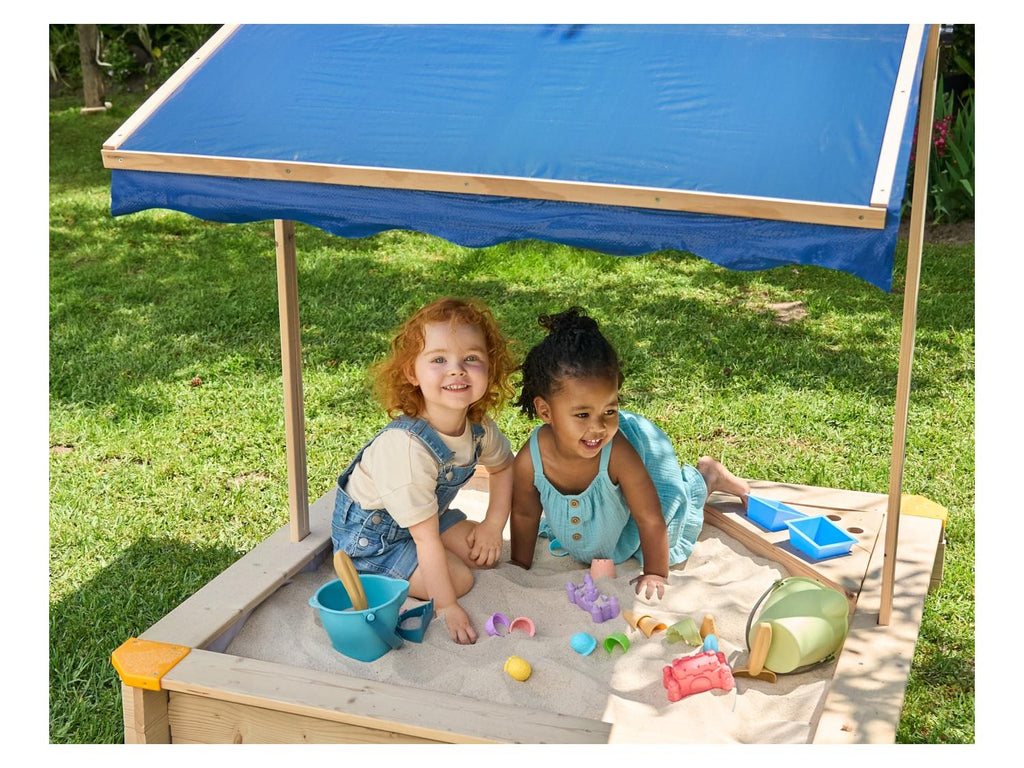 Playtive Bac  sable avec toit et glacier