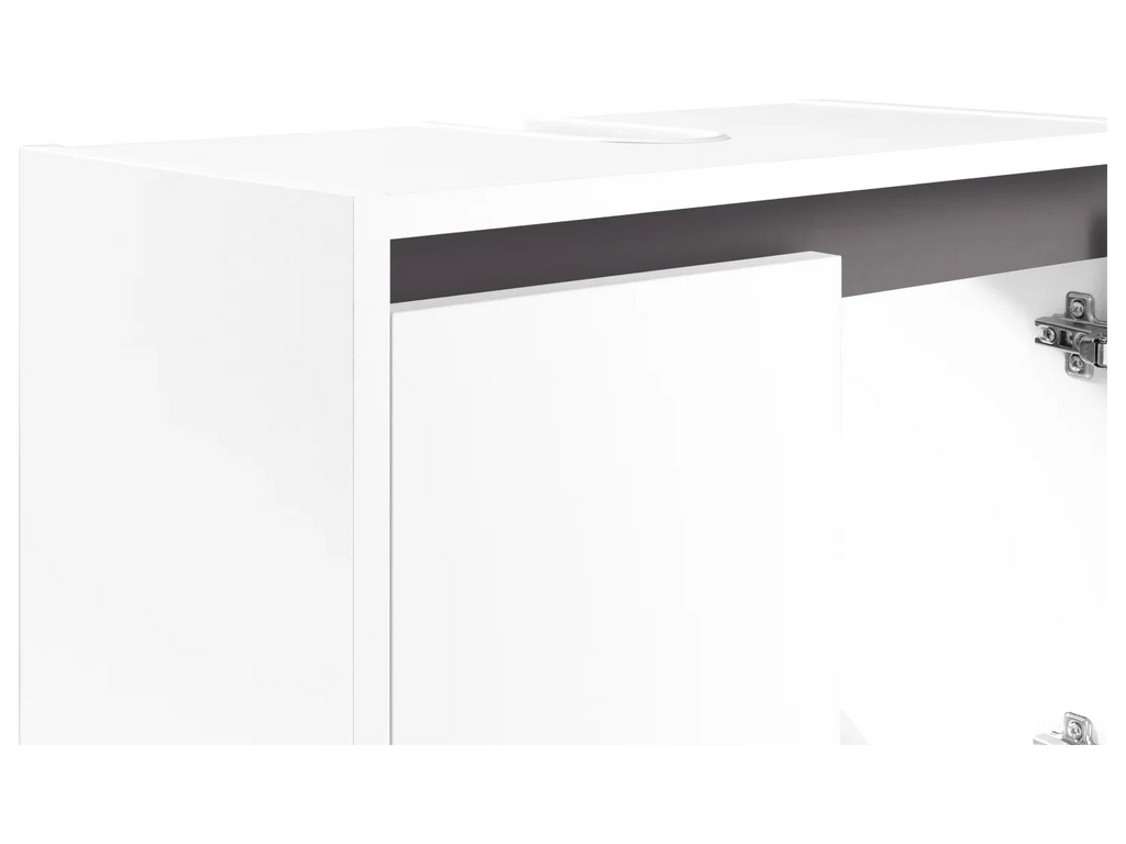 LIVARNO home Meuble sous-vasque Oslo, 60 x 55 x 28 cm, blanc