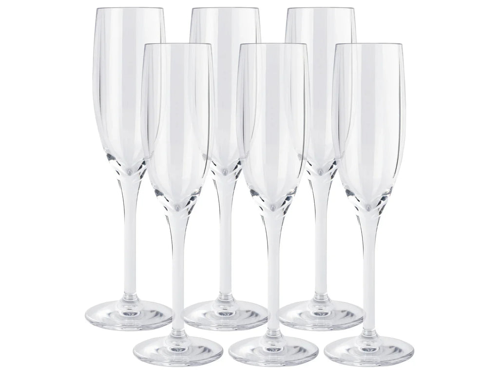 ERNESTO Lot de 6 verres  vin,  champagne ou  eau