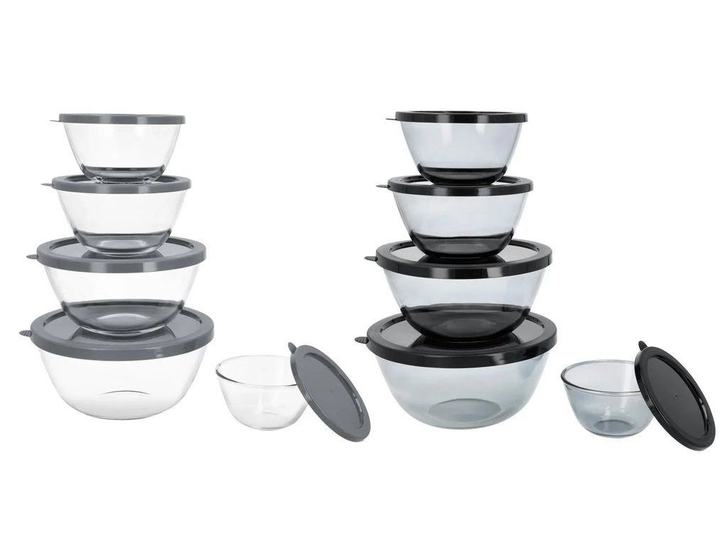 SILVERCREST Set de 5 botes de conservation en verre