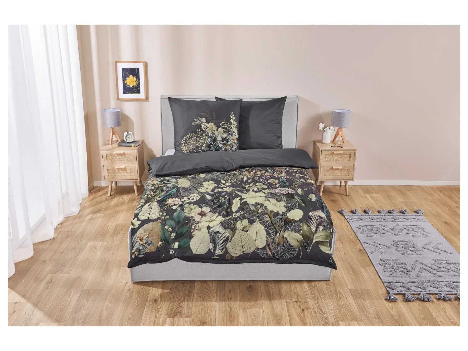 LIVARNO home Parure de lit en satin, 260 x 240 cm