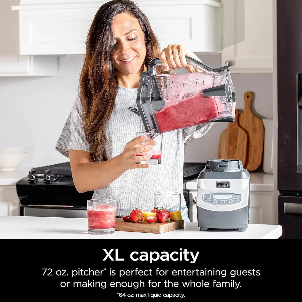 Ninja BL660 Professional Compact Smoothie and Food Processor Blender 1100W 3 Functions