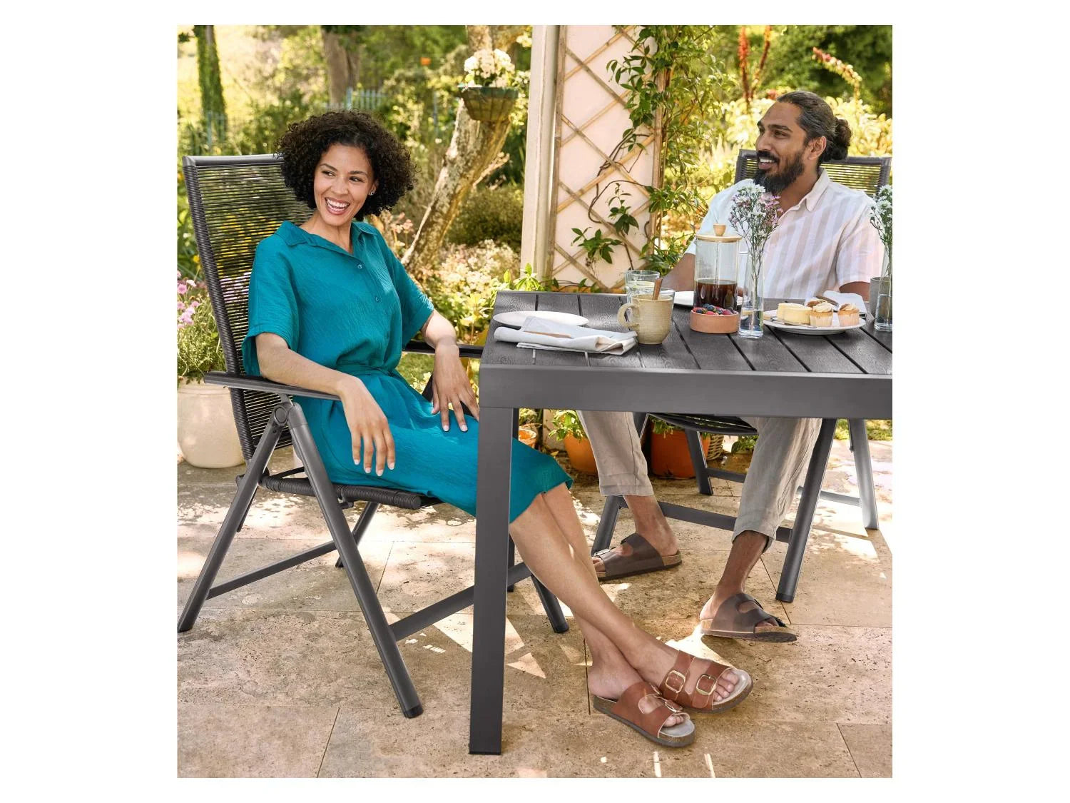 LIVARNO home Lot de 8 chaises hautes MIAMI