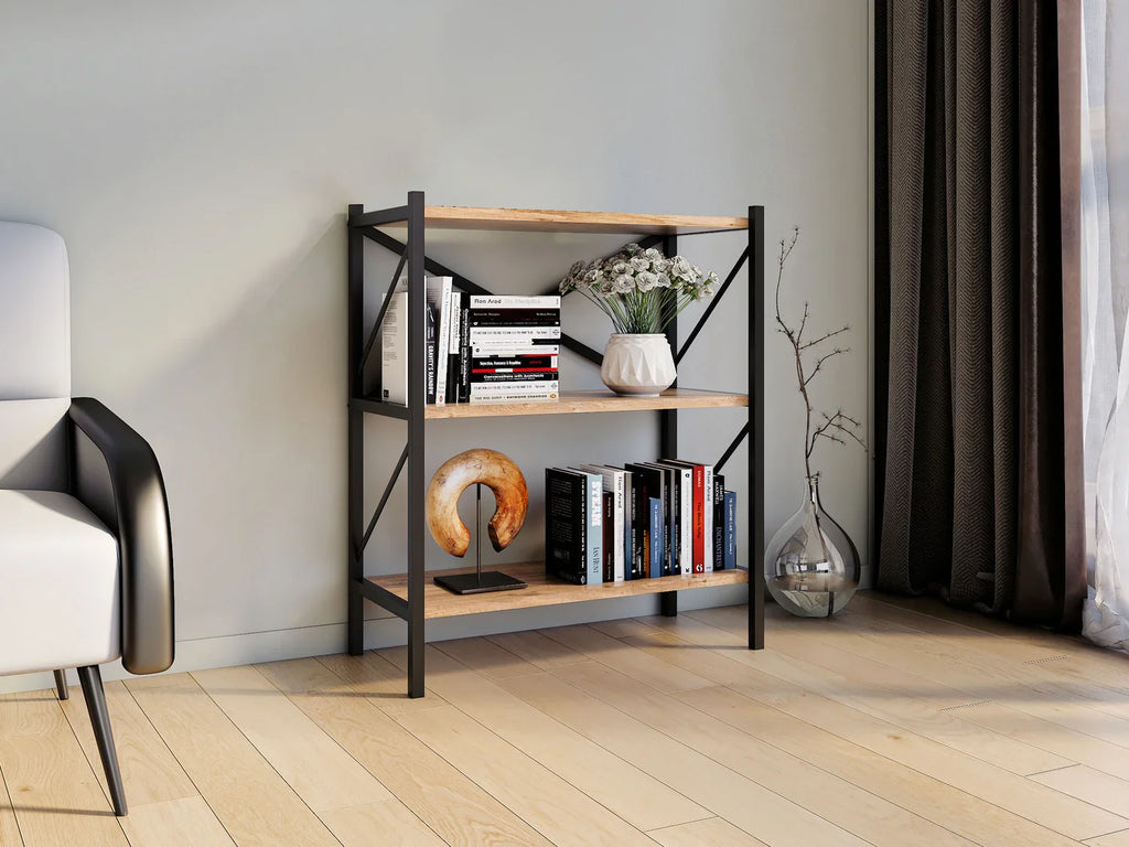 VCM tagre design industriel Insasi, 34 x 66 x 85/121/160 cm