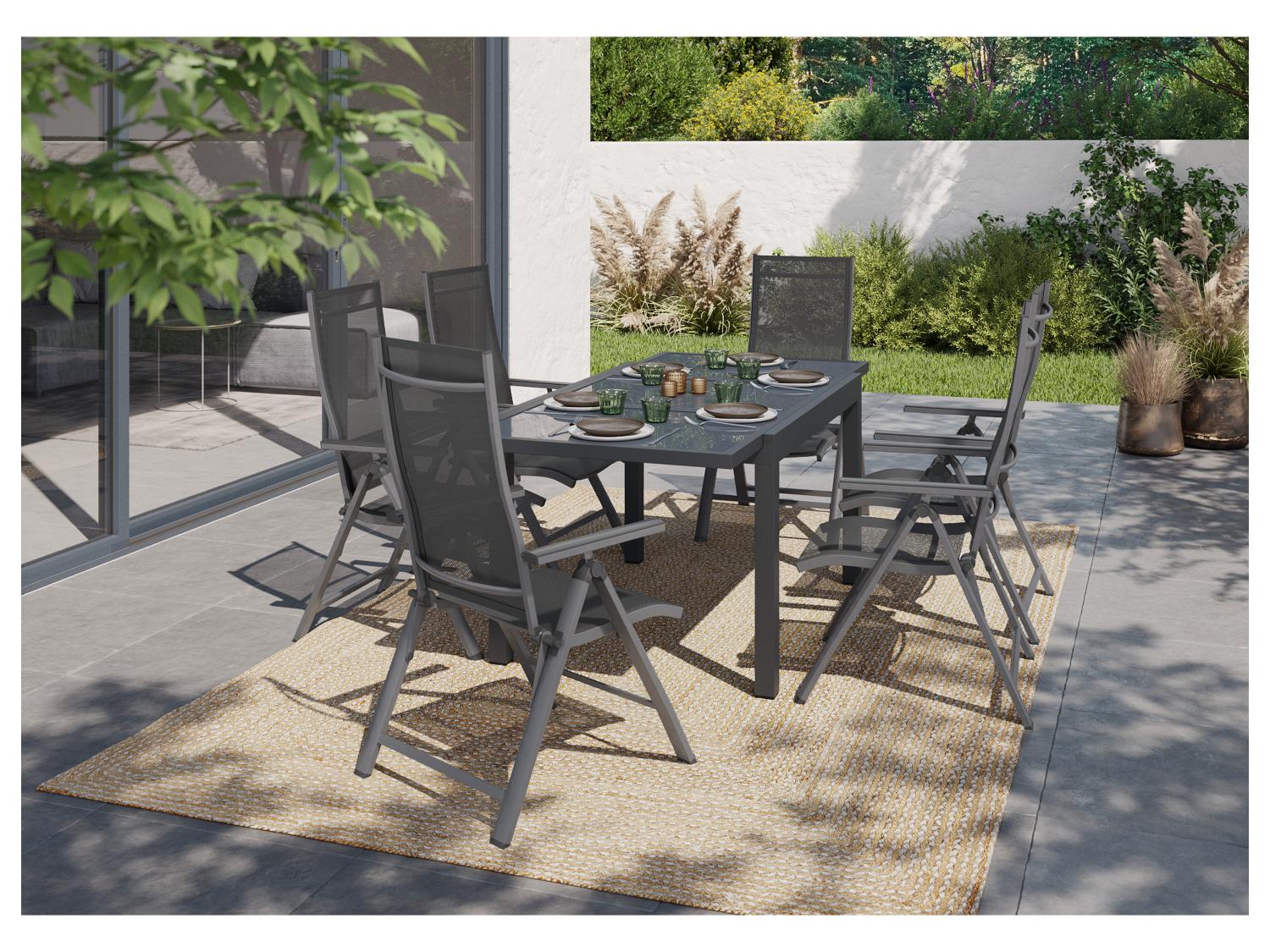 LIVARNO Lot de 2 fauteuils pliables Houston