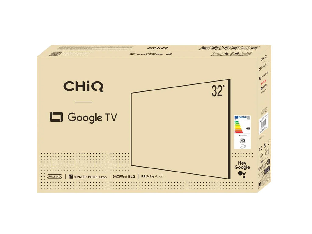Chiq Smart TV FHD L32FM10V, 32 pouces (80 cm)