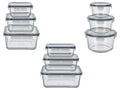 SILVERCREST Lot de 3 botes de conservation