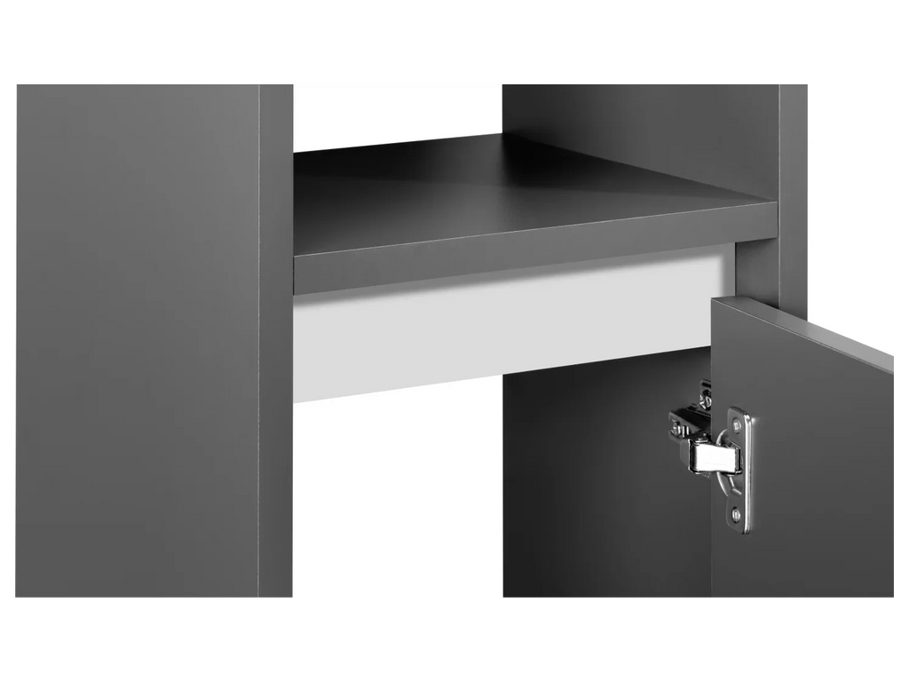 LIVARNO home Colonne de salle de bain Oslo, 32 x 180 x 28 cm, noire