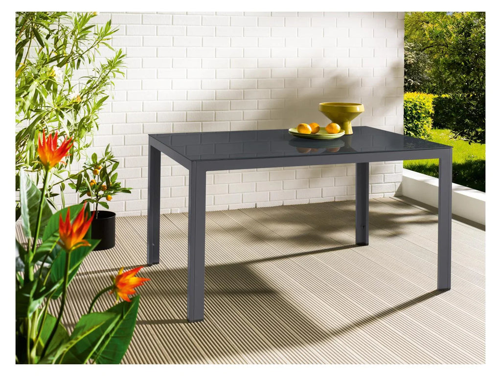 LIVARNO home Table de jardin + Lot de 4 fauteuils en aluminium Toronto
