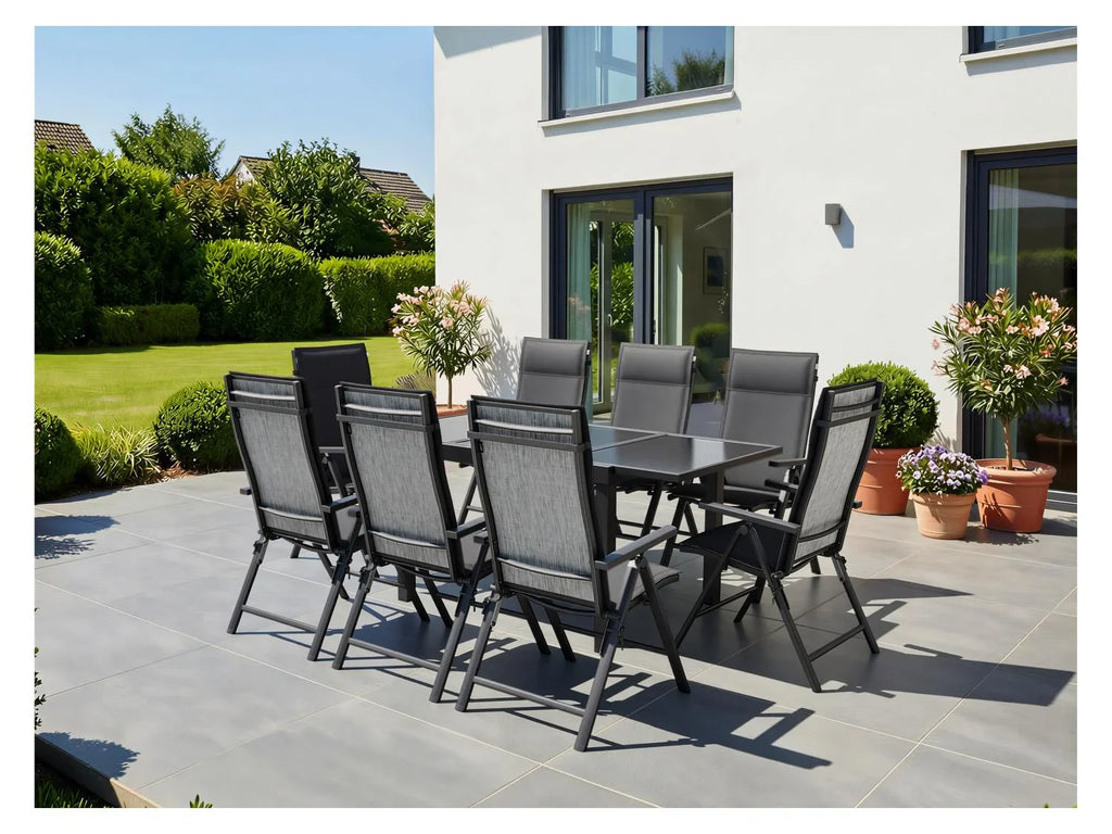 LIVARNO Lot de 2 fauteuils en aluminium Houston