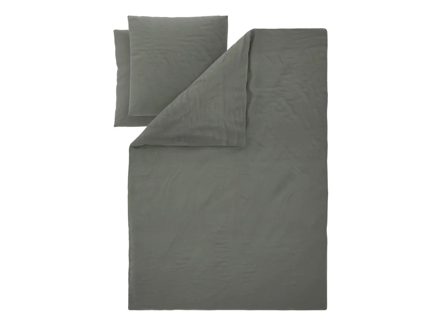 LIVARNO Parure de lit en coton et lin, 260 x 240 cm
