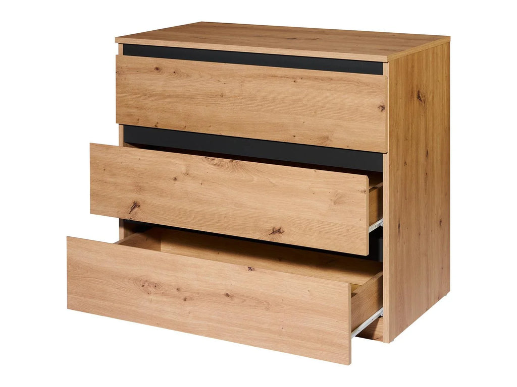 LIVARNO home Commode Genve, 80 x 78 x 48 cm, imitation chne