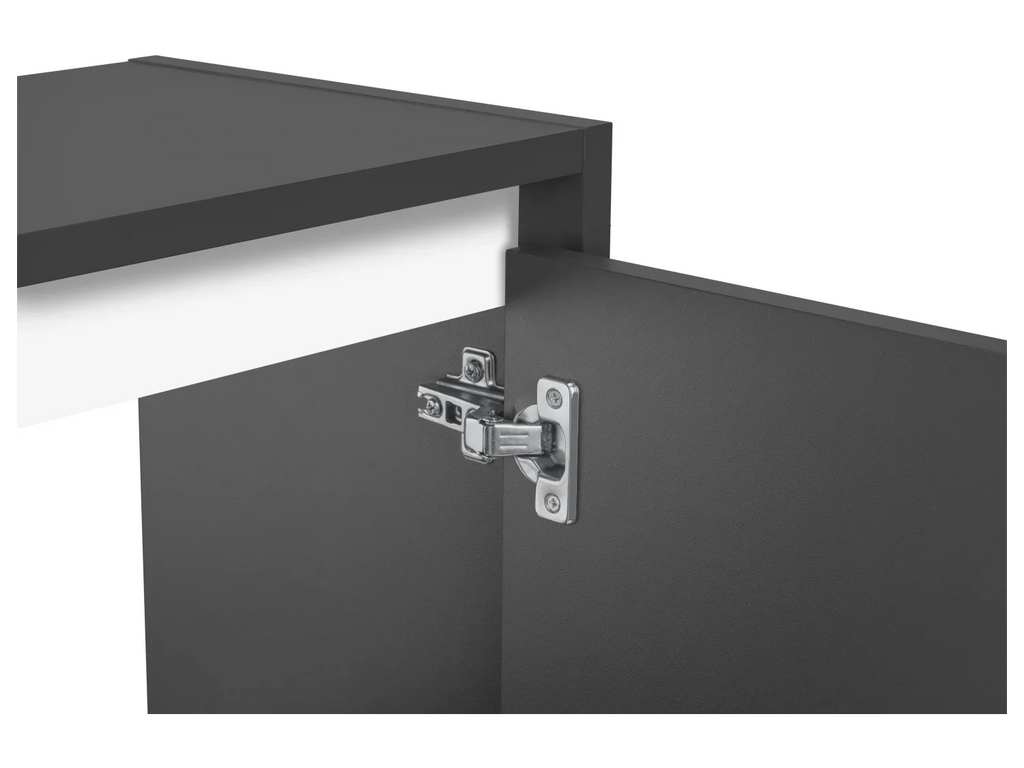 LIVARNO home Meuble sous-vasque Oslo, 60 x 55 x 28 cm, noir