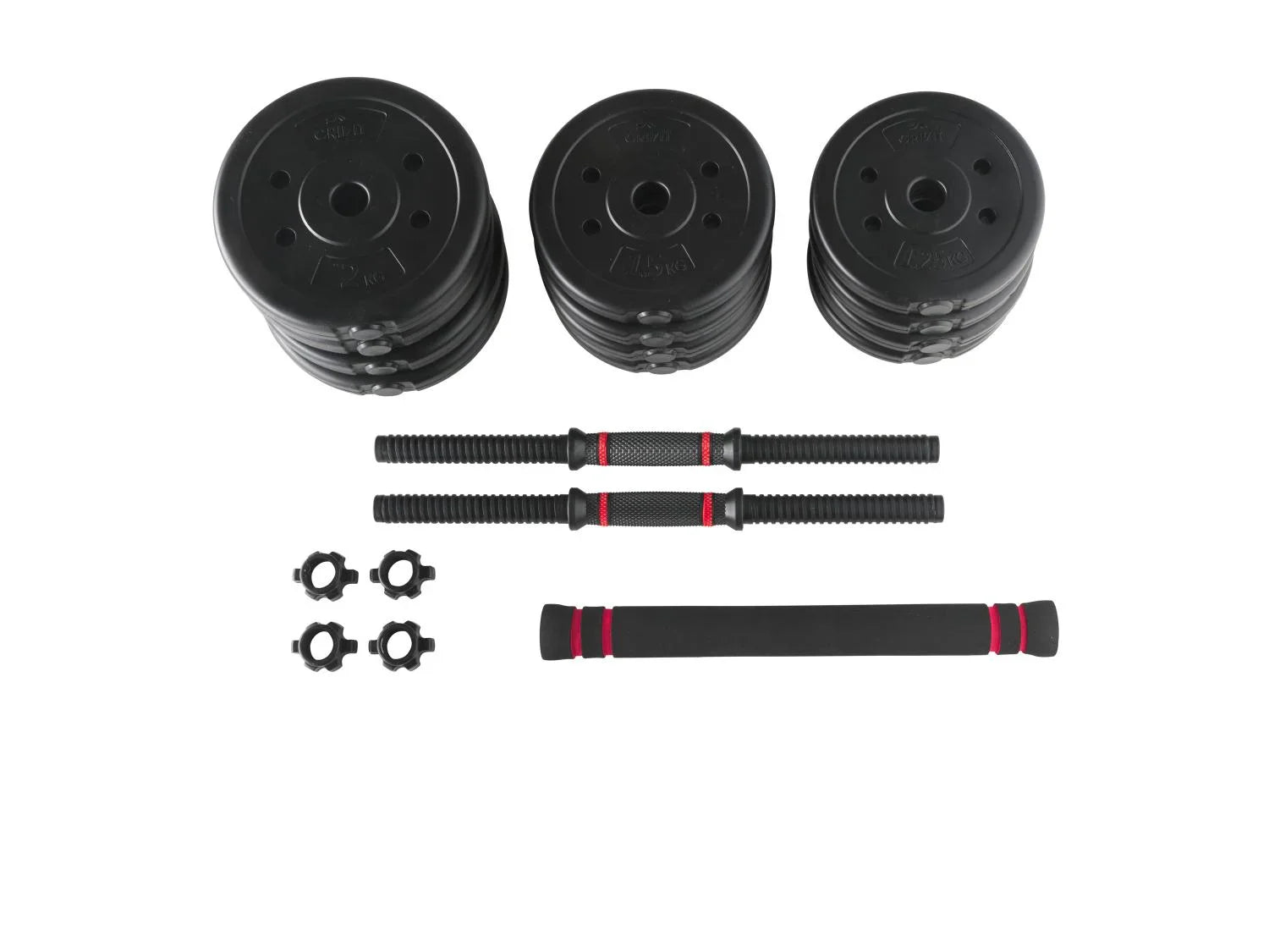 CRIVIT Set dhaltres courts et longs 2 en 1