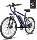 Jasion EB5 Electric Bike for Adults with Peak 40 Miles 20MPH Commuting Electric Mountain Bike