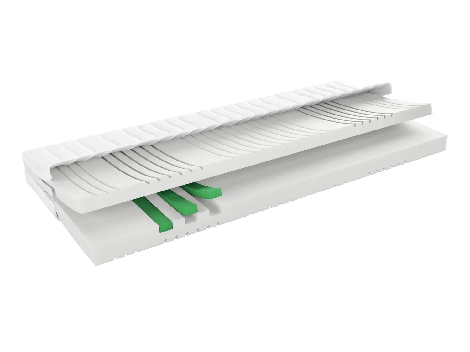 LIVARNO home Matelas en mousse froide 7 zones, H3, 90 x 190 cm