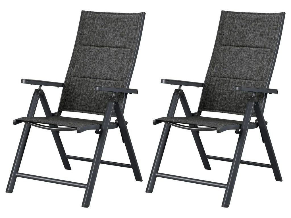 LIVARNO Lot de 2 fauteuils en aluminium Toronto