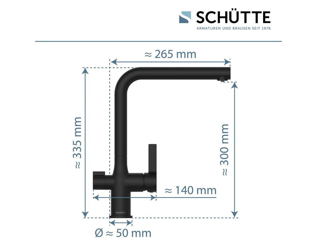 Schtte Robinet d'eau potable AQUASTAR PRO avec systme de filtration anti-calcaire