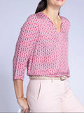 Blouse femme viscose rose