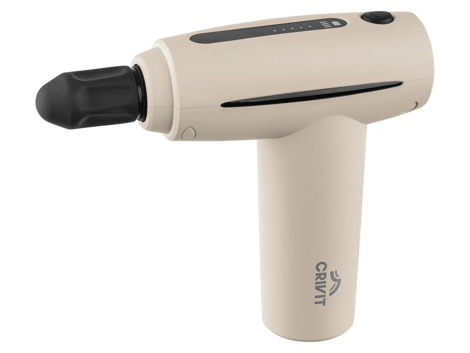 CRIVIT Mini-pistolet de massage CMMG 3.7 A1, 4 ttes, 5 vitesses
