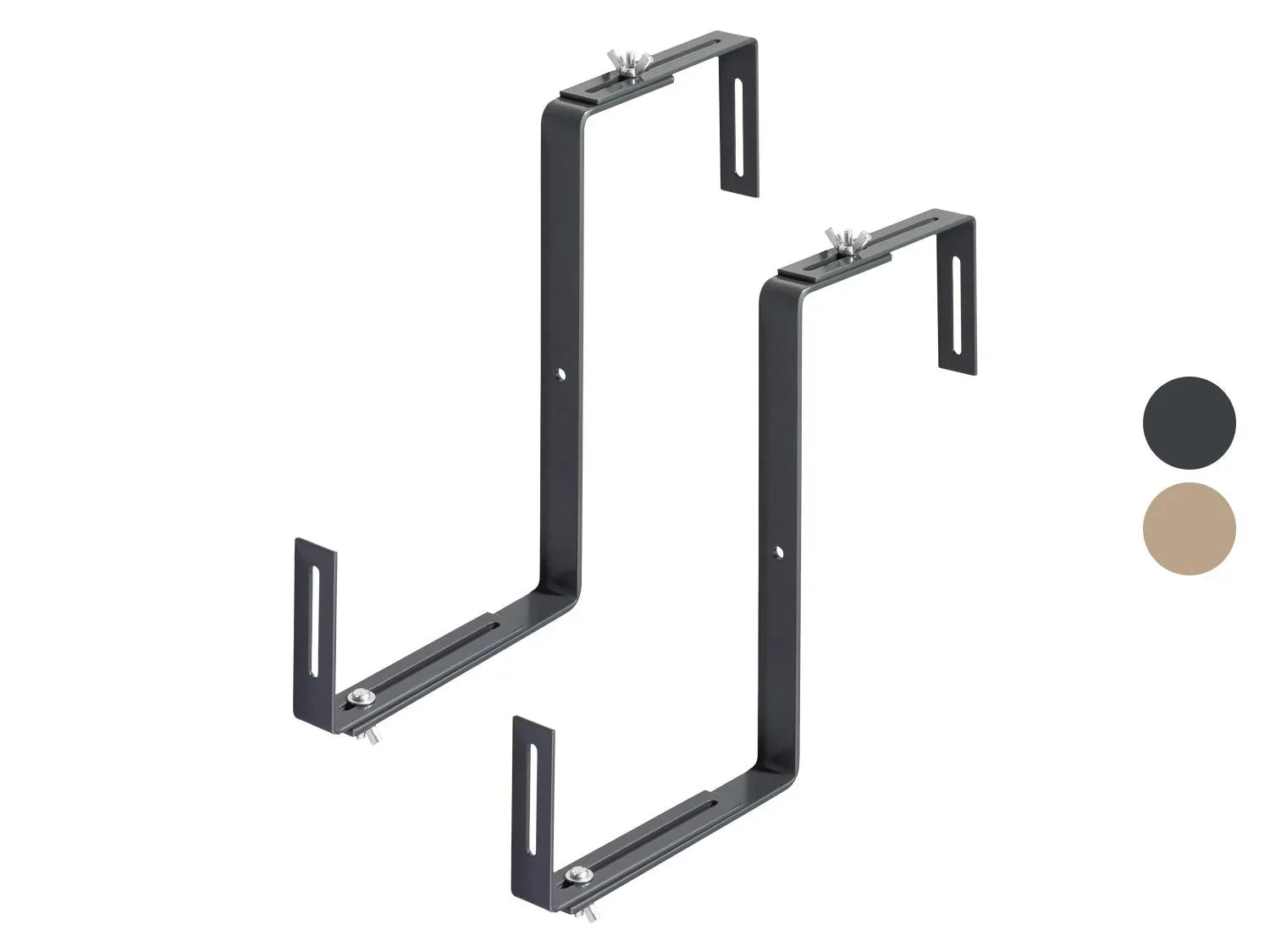 PARKSIDE Lot de 2 supports pour jardinires