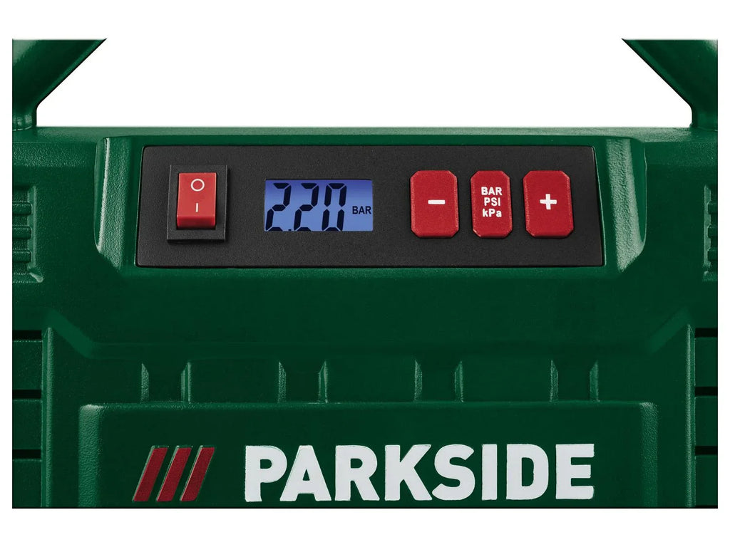 PARKSIDE Compresseur numrique portatif PMK 150 A1, 12V / 230V