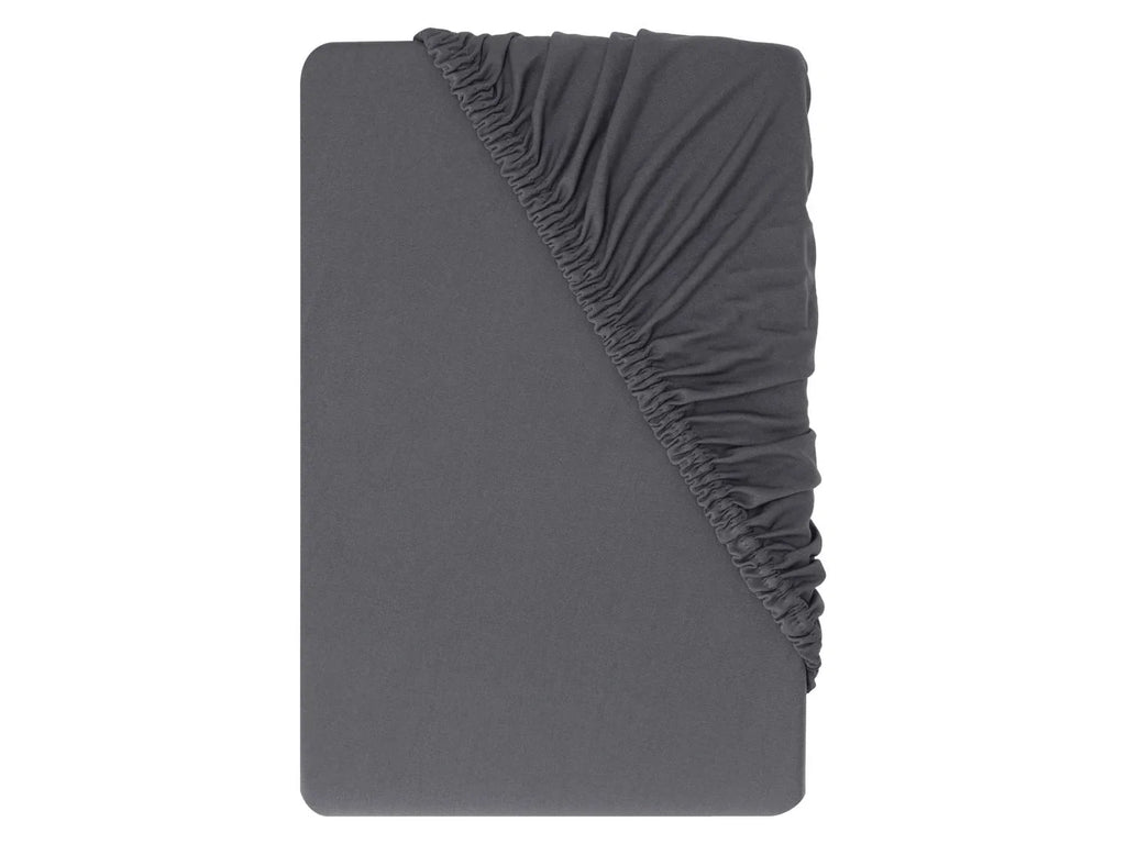 LIVARNO Lot de 2 draps-housses en jersey, 140-160 x 200 cm