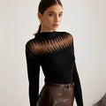 Tania - Blouse Élégante à Manches Longues