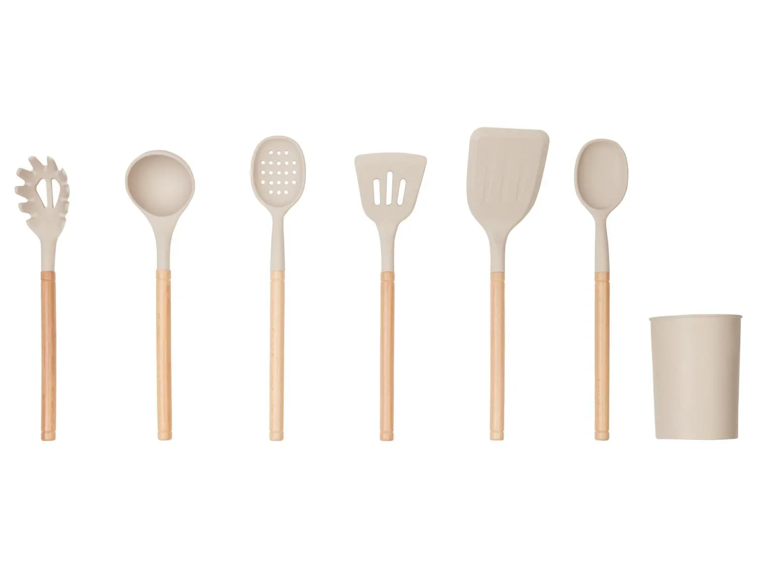 LIVARNO home Set d'ustensiles de cuisine, 7 pices