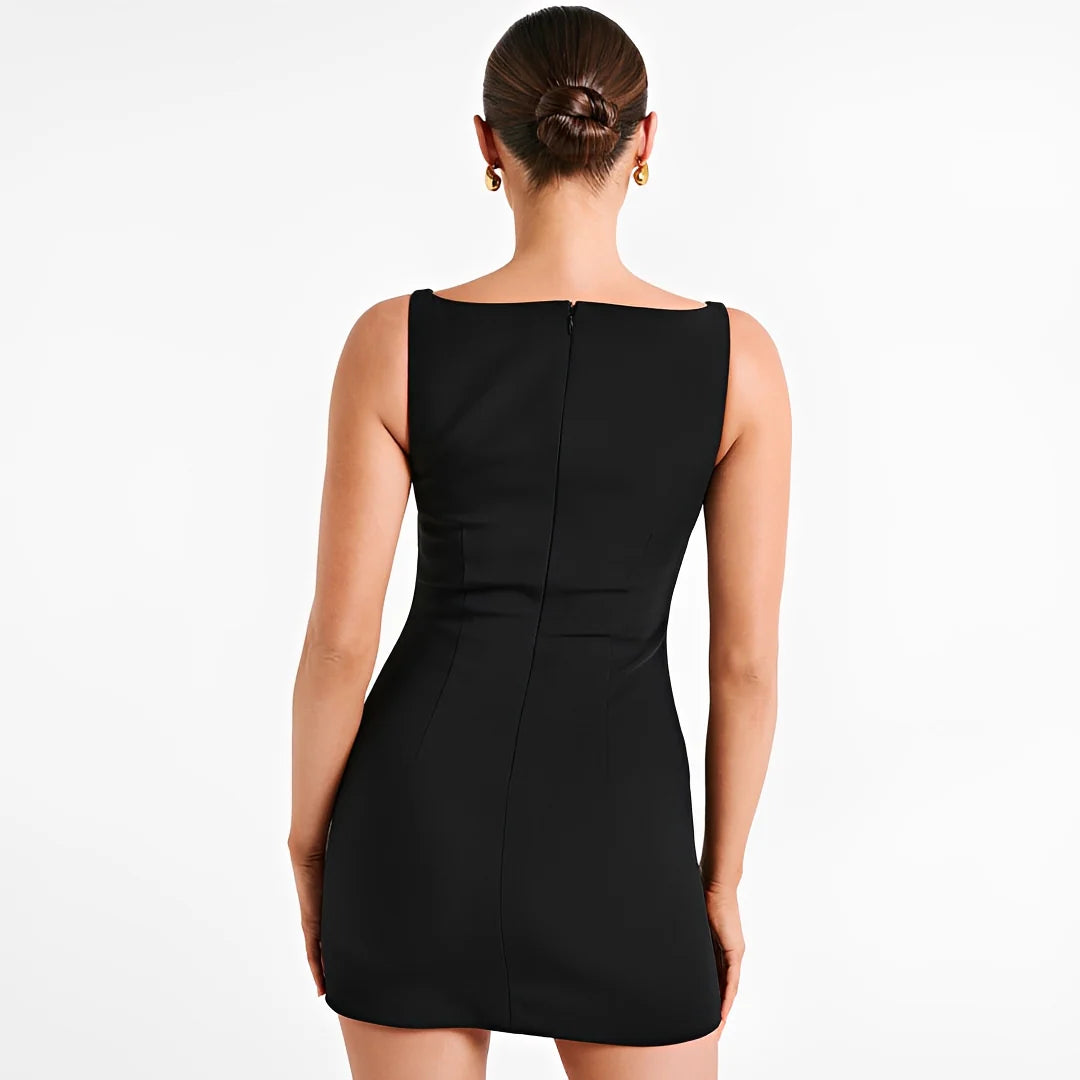 Angie - Jolie Robe Courte Sans Manches
