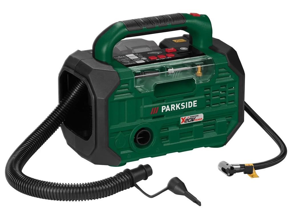 PARKSIDE Compresseur et pompe  air sans fil PKA 20-Li D3, 10,3 bar, 20 V