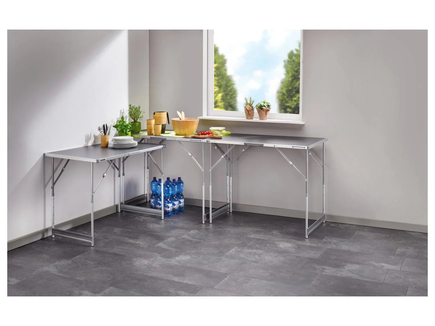 PARKSIDE Lot de 3 tables multi-usages