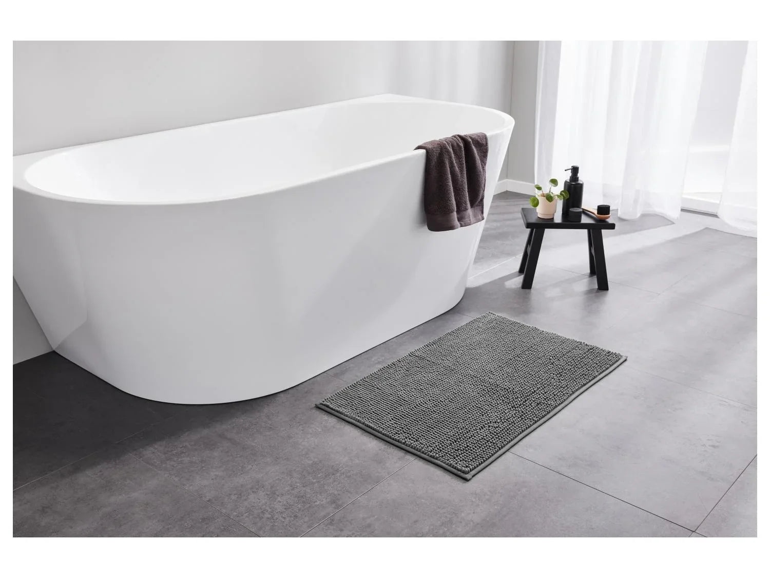 LIVARNO home Tapis de bain, 50 x 80 cm