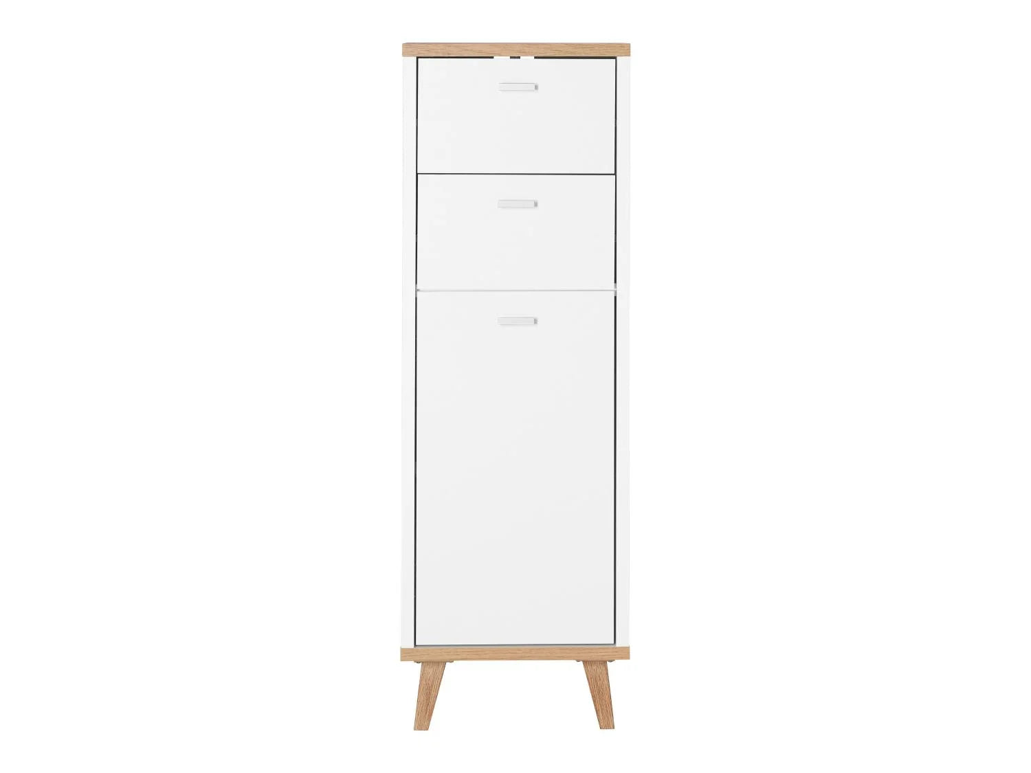 LIVARNO home Meuble pour salle de bains Corfu, 32 x 96 x 28 cm, blanc/imitation chne